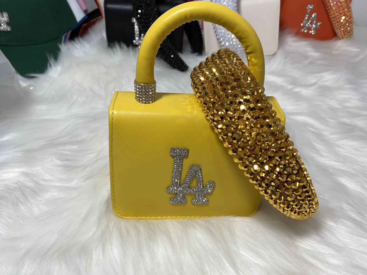 LA PURSE AND BLING HEADBAND