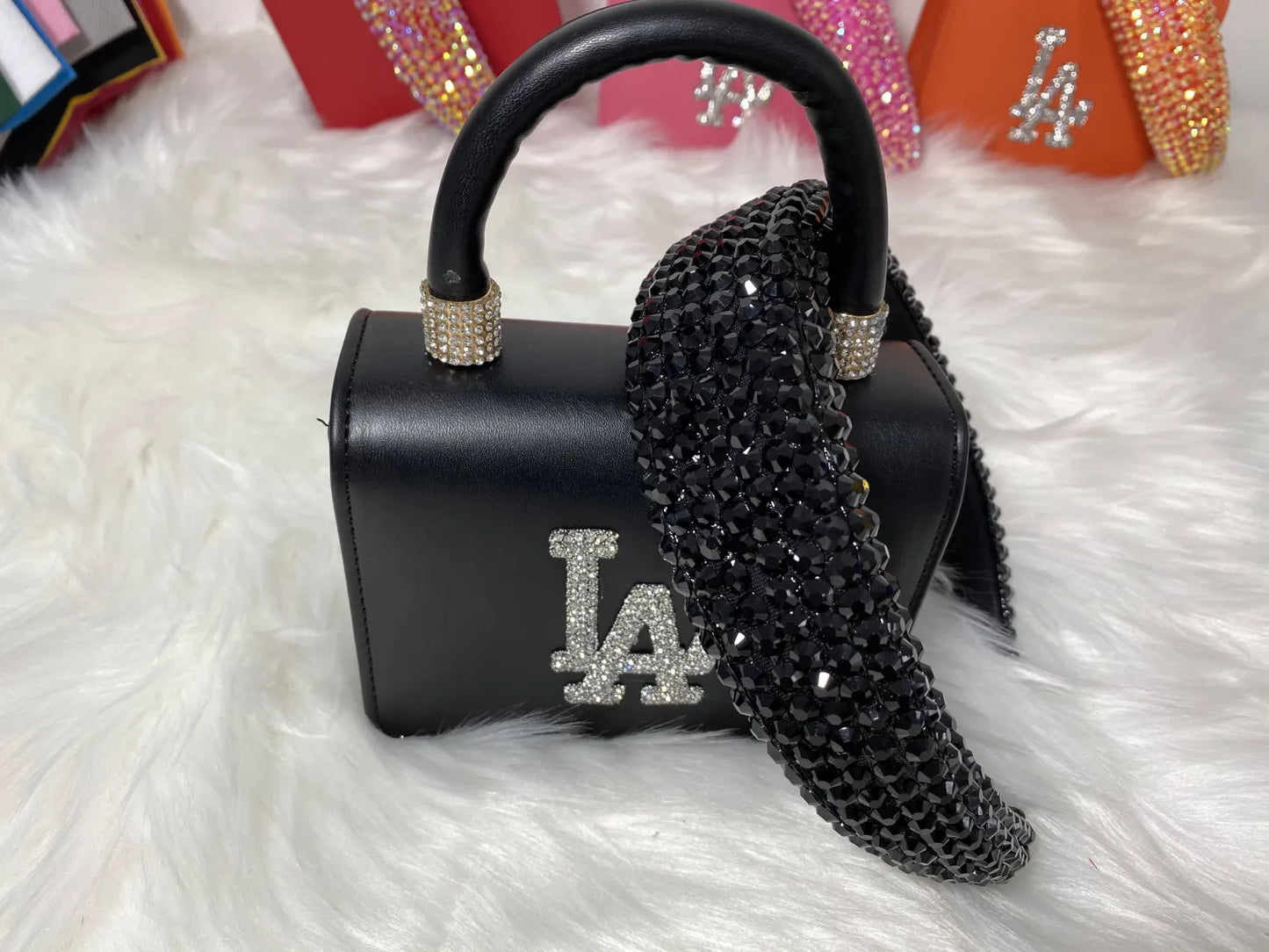 LA PURSE AND BLING HEADBAND