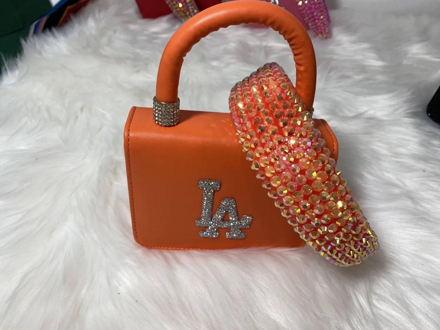 LA PURSE AND BLING HEADBAND