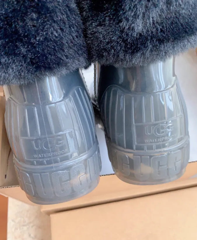 CLEAR COVERED RAIN UGG BOOTS