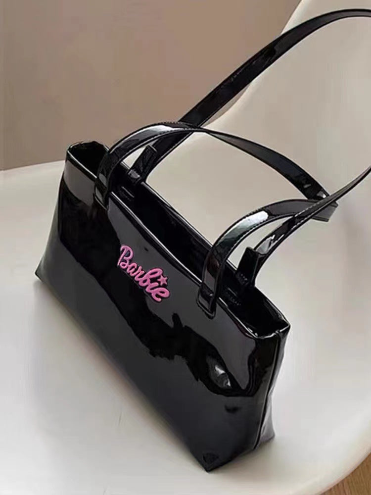 BARBIE GIRL SHINY SHOULDER HANDBAG