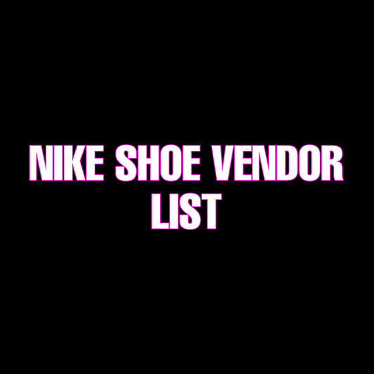 NKE SHOE VENDOR