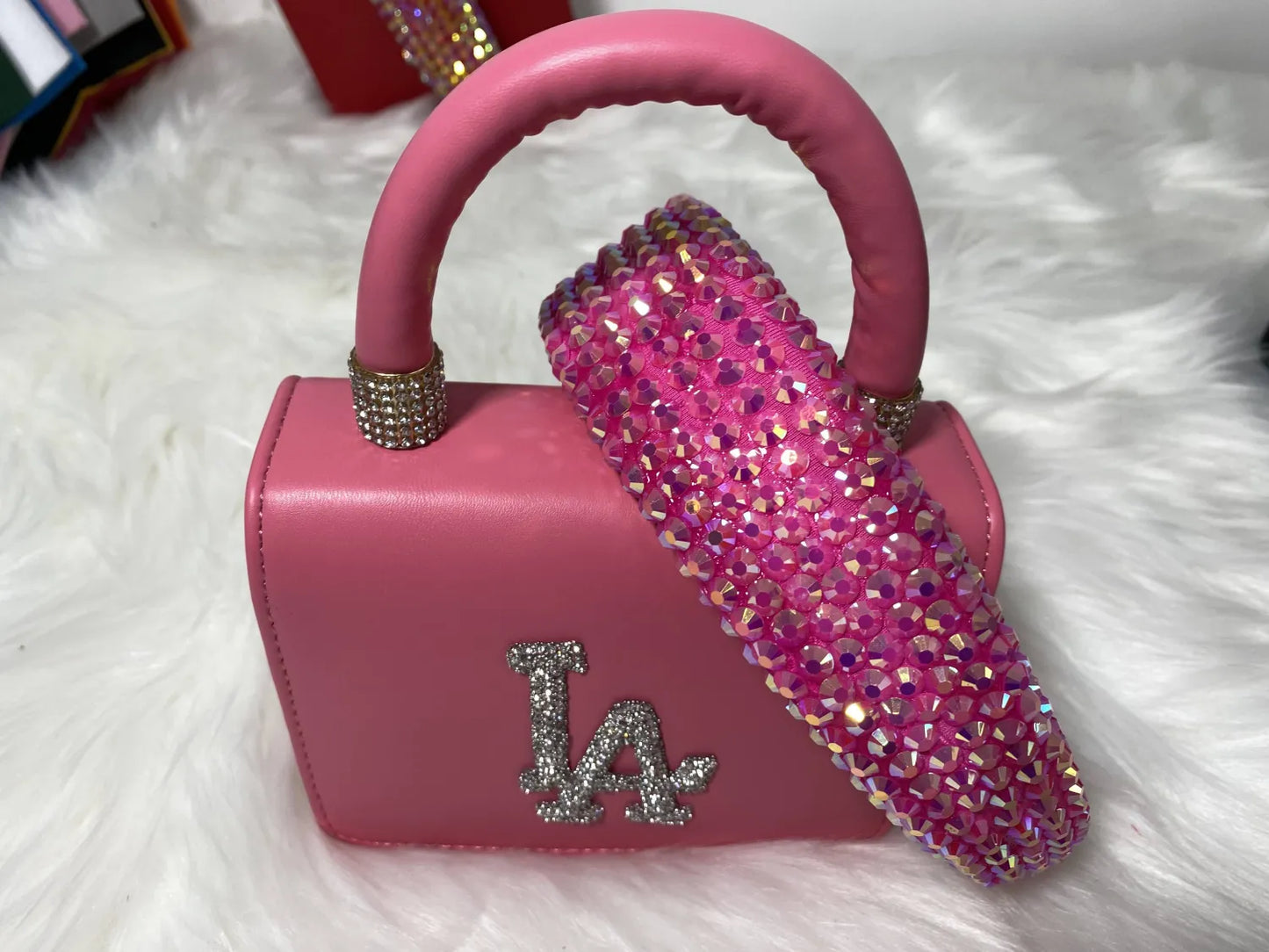 LA PURSE AND BLING HEADBAND