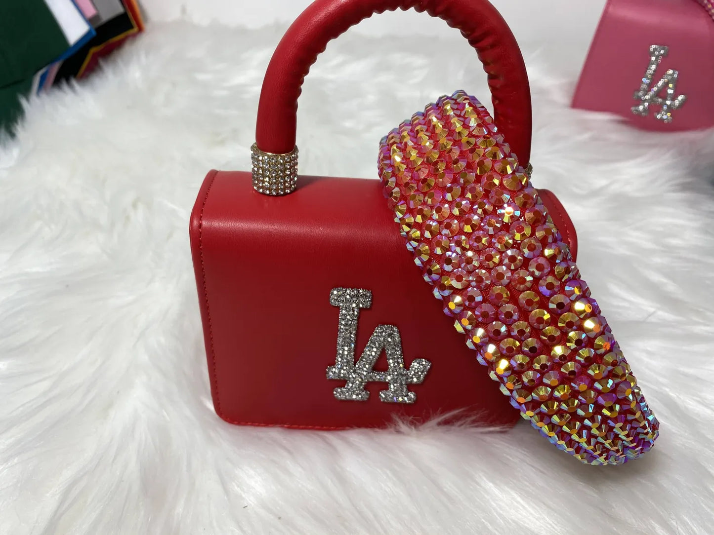 LA PURSE AND BLING HEADBAND