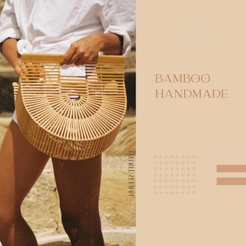 BAMBOO WATERPROOF BEACH BAG - K-ELLE BEAUTY BOUTIQUE